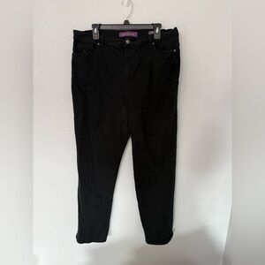 Gloria Vanderbilt Amanda Black Plus Size Jeans Size 18